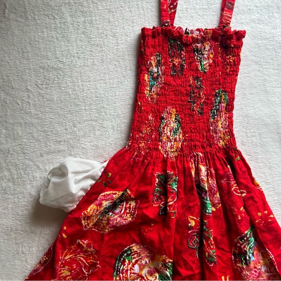Red Summer Dress NO TAG ( Size xs - m ) - Picture 6 of 7